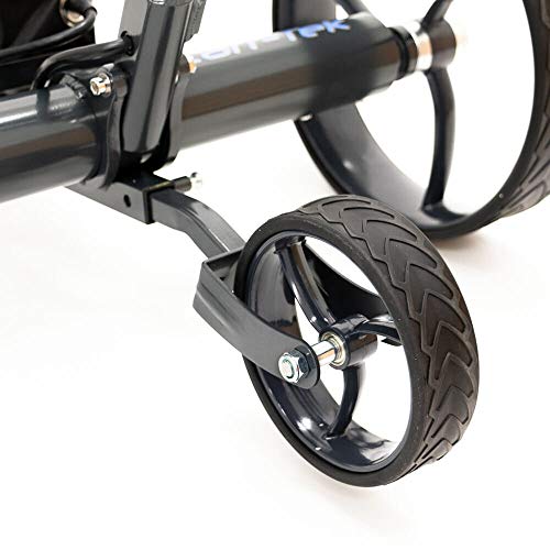 Cart-Tek Electric Golf Push cart with Remote Control - GRi-1500Li V2 Lithium Battery Electric Golf Caddy w/Free Accessory Bundle! Stop lugging Your Bag, Save Energy for Your Swing Today! - Thumbnail 6
