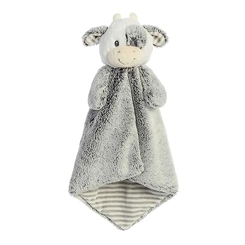 Image of ebba™ Snuggly Cuddlers Luvster™ Coby Cow Baby Stuffed Animal - Comforting Companion - Security and Sleep Aid - Gray 16 Inches