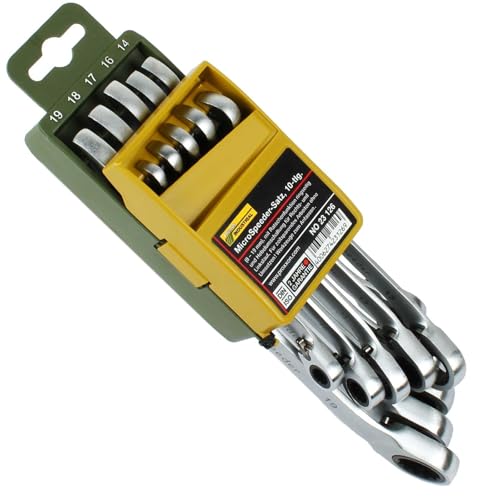 Proxxon Microspeeder Ratschen Ringmaulschlüssel-Satz 10-tlg. im Klapphalter