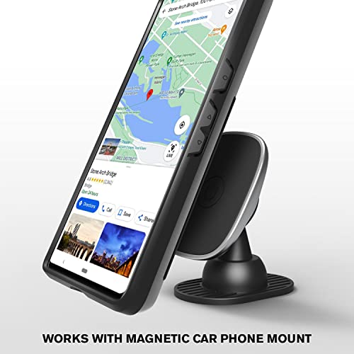 VENA vCommute for Google Pixel 7 Pro Wallet Case, [Military Grade Drop Protection] (2022) Flip Leather Cover Slot Card Holder with Kickstand - Black by VENA - Used condition - Image 7