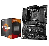 Micro Center AMD Ryzen 9 5900XT Desktop Processor with MSI B550-A PRO Pro Motherboard (AM4, DDR4, PCIe 4.0, M.2, USB 3.2 Gen 2, ATX)