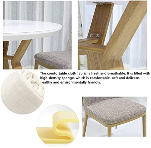 Cotclo Dining Table Set For Home Or Business Reception Round Table And Chair Set 90Cm Leisure Table Office Conference Room Clothing Store Hotel Dessert Shop #TOP6