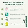 Naty Bamboo Viscose Baby Diapers Silky Soft, Plant Based, Dermatologically Tested for Sensitive Skin & Super Absorbent (Size 1, 88 Count)