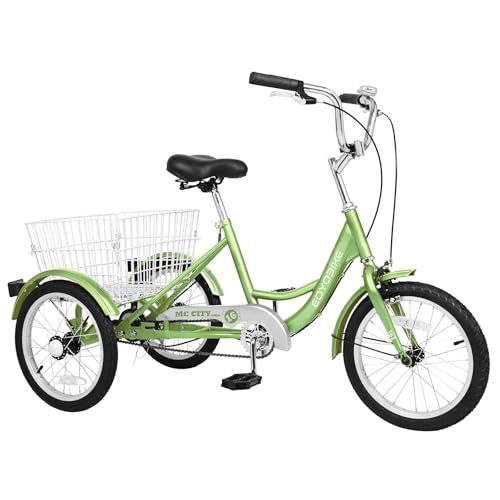 MOPHOTO Small Tricycle 16 Inch – Low Step-Through 3 Wheel