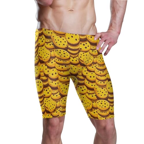 UMIRIKO Biscuit Desserts Men's Swim Jammers Swimsuit M B0402983