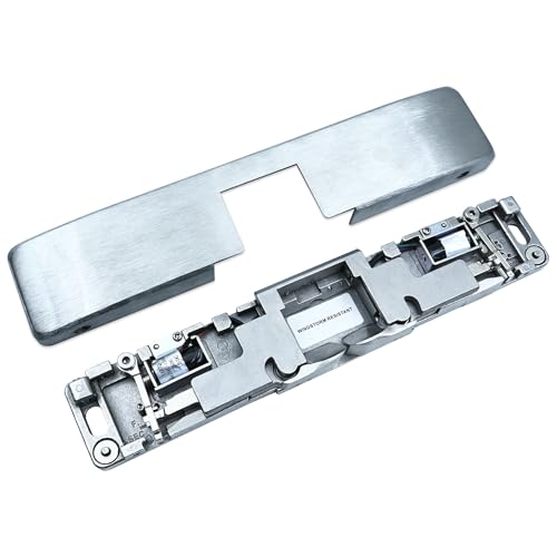9600 Electric Door Strike Windstorm Resistant Surface Mounted Lock Satin Stainless Steel 12/24VDC Compatible with HES 9600 9600-630 9600630