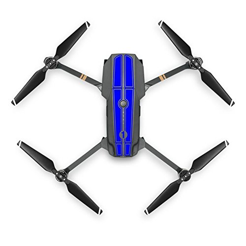 Slap-Art Mavic Pro Drone Racing Stripe Sticker Decal Skin Vinyl Rally (Blue)