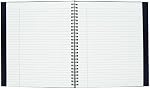 Merangue Hardcover Spiral Cahier, règle étroite, 9 x 7-1/4 pouces, 96 Feuilles bleues