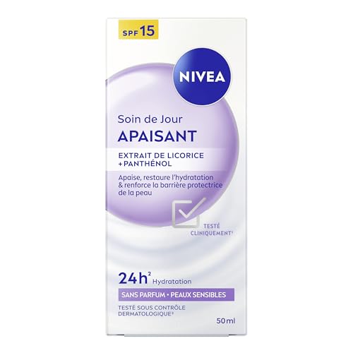 Crème Visage Jour Hydratante Apaisante Peaux Sensibles Nivea Le Tube De 50ml - vue 5