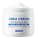 Urea Cream for Feet, Urea Cream 60 Percent for Foot with Salicylic Acid, Hydrating Cream for Dry, Rough Feet, Moisturizing Foot Cream for Men & Women(5.29 OZ/150g)