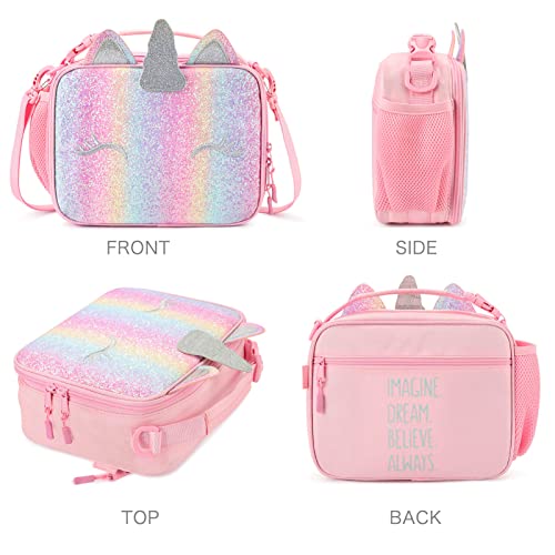 Mibasies KLB0068PKBURB-MBUS Kids Insulated Lunch Box thumb #5