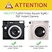 FINTIE Tasche für Fujifilm Instax Square SQ1 / Instax Square SQ40 Sofortbildkamera - Premium Schutzhülle Reise Kameratasche Hülle Abdeckung mit abnehmbaren Riemen, Weiß