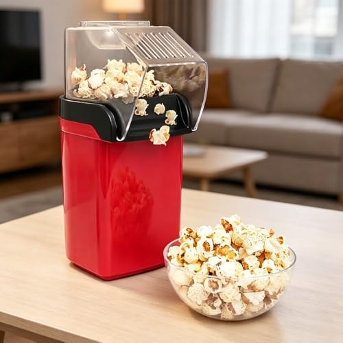 Blendra 1200W Popcorn Machine with Measuring Cup & Visible Maker