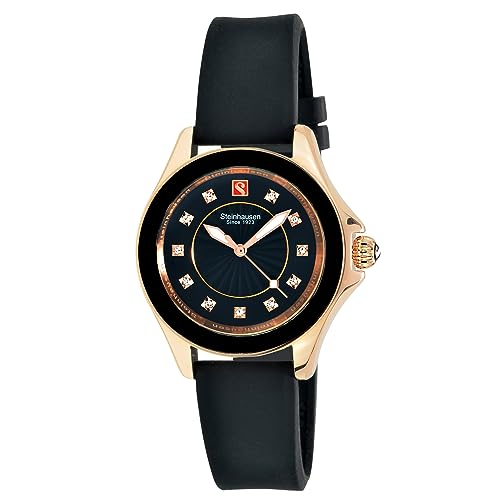 Arbon Collection Stainless Steel Silicone Interchangable Band Women's Watch