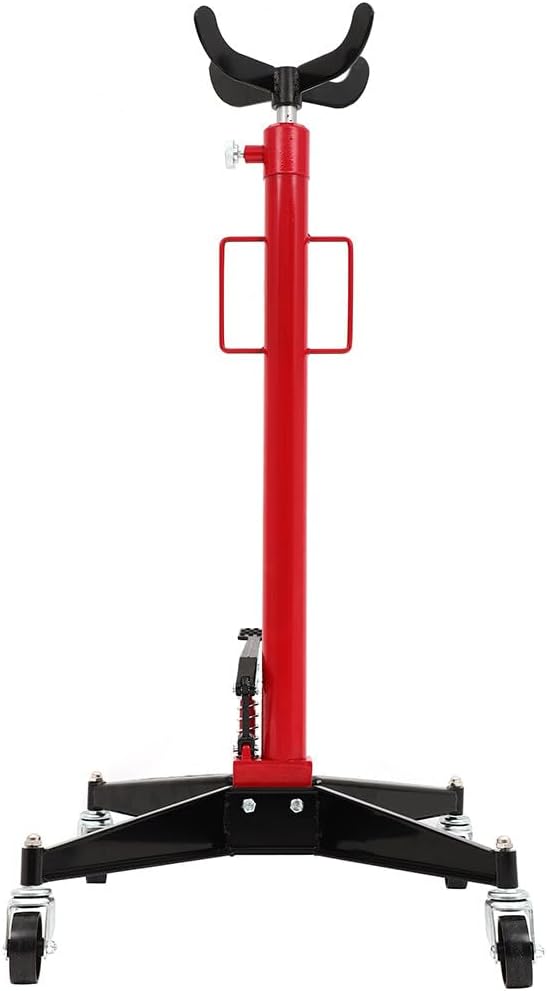 1100lbs Hydraulic Lift Manual Transmission Jack - Red, Medium