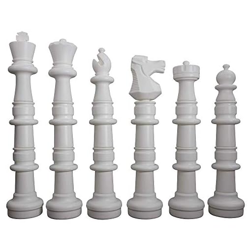 Giant Oversized Premium Chess Set - with 49" tall king, and hard plastic chessboard - Image 5