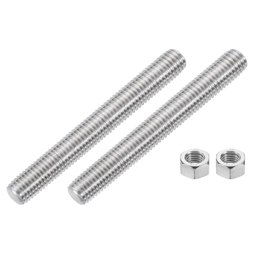 QUARKZMAN 5/8-11 Asta Filettata Completa, 2Pcs 304 Acciaio Inossidabile Vite Lunga Filettata 5 Lunghezza Filettatura Destra Per Montaggio Mobili Assemblaggio Fissaggio