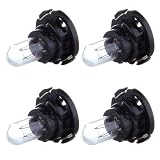 LBRST 4x T5 Warm White Neo Wedge Lights Instrument Cluster Dash Panel Lights T5-79607-SHJ-S01;T4.7