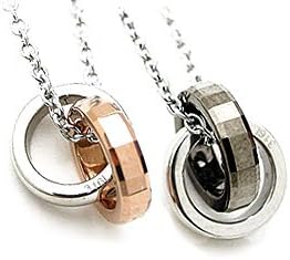 Amazon ペアネックレス タングステン ステンレスペアネックレス サージカルステンレスアクセサリー 2連リング ブラック ガンメタリック ローズゴールド ペアペンダント ステンレス幅1 5mmあずきチェーン付き レディース45 メンズ50cm ネックレス 通販 Amazon ペアネックレス タングステン ステンレスペアネックレス サージカルステンレスアクセサリー 2連リング ブラック ガンメタリック ローズゴールド ペアペンダント ステンレス幅1 5mmあずきチェーン付き レディース45 メンズ50cm ネックレス 通販
