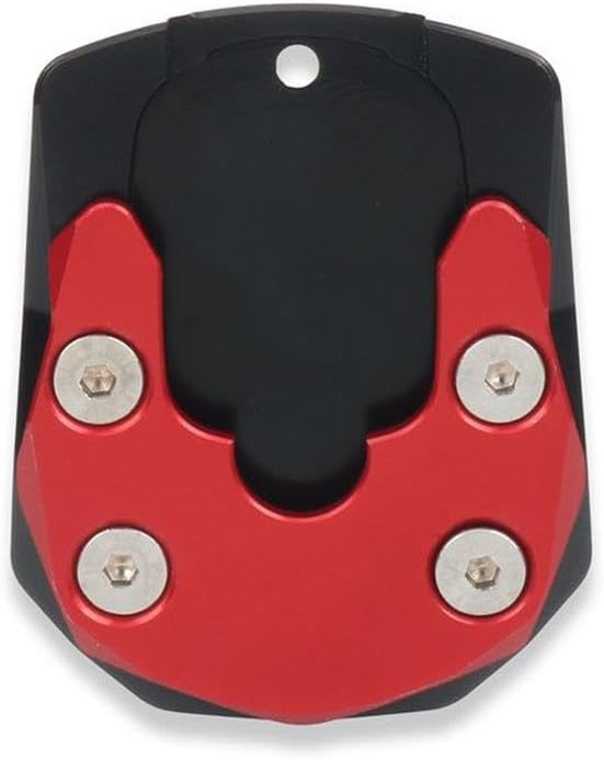 For Yamaha Force 155 Motorcycle CNC Kickstand Sidestand Stand Extension Enlarger Pad(Red)