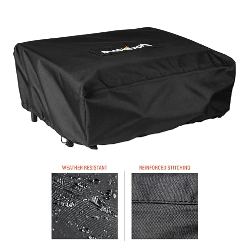 Image of Blackstone 1724 22 inch Tabletop Griddle Cover for griddles Without a Hood or Hard Cover, Weather Resistant, Black