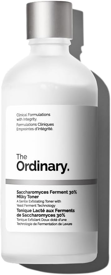 The Ordinary Tonique Lacté aux Ferments de Saccharomyces 30%, Tonique exfoliant et hydratant pour une peau plus lisse et plus éclatante, 100 ml