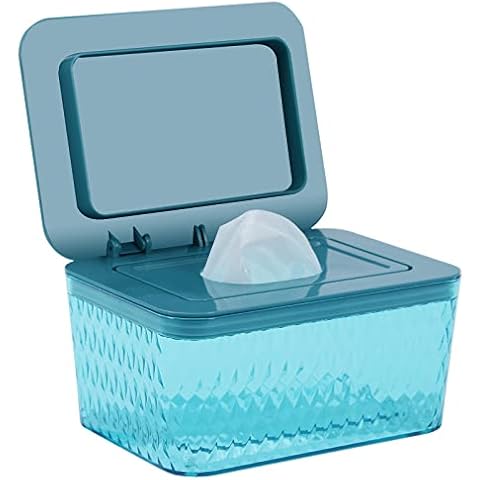 Diaper Wipes Dispenser Baby Wipes Case Holder hswt Removable Wet Tissues Case Wipe Box Keep Wipes Fresh Non-Slip Seal Designed Wipe Container Large Capacity&dust-Proof … Cover