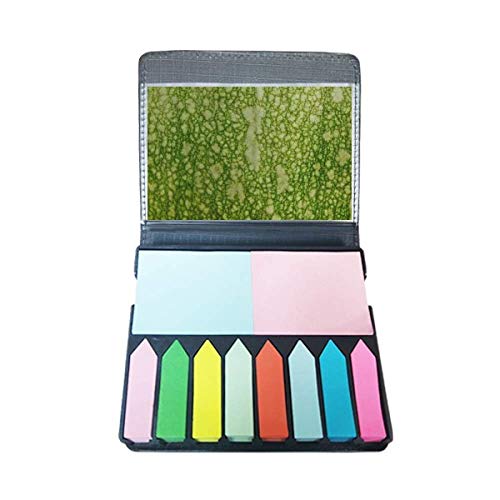 Marque-pages bloc notes motif citrouille verte pour organiser vos dossiers