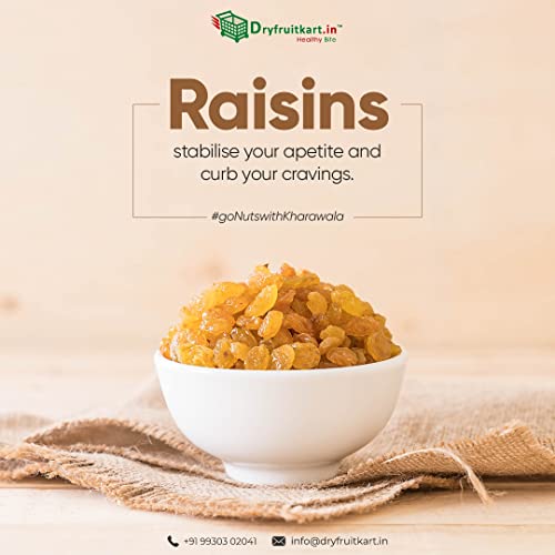 Image of KHARAWALA'S Premium Dried Indian Raisins - Pack of 7 (250gm Each) | Dry Fruits- Indian Kishmish | Rich In Nutiritons