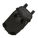 AKLOSIPY Mochila Transportadora para Mascotas Legs out - Manos Transpirables - Paquete Frontal para Perros y Gatos - Ideal para Aventuras Al Aire Libre (S)