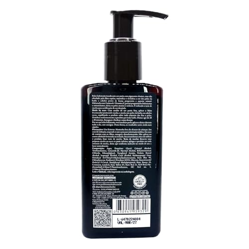 Balm Escurecedor de Barba e Cabelo Muchacho 120ml - Com pente aplicador - Adeus aos fios grisalhos