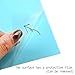 David accessories Jelly Faux Leather Sheet Transparent Frosted Synthetic Leather Fabric Candy Color 10 Pcs 7.7