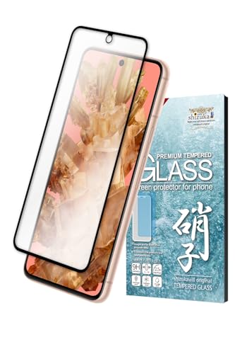 即納 SIMフリー Google Pixel8 黒 美品 全面保護フィルム付 ガラス