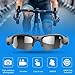 Tangxi 1080P Camera Glasses, 2.4G WiFi Smart Glasses with 12MP Camera, Video Recording Sunglasses with APP, Open Ear Audio, Polarized Glass for Outdoor Sports