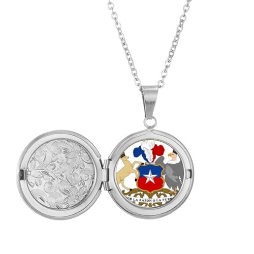 Collier médaillon emblème Chili pour sublimer vos tenues au quotidien