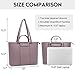 Laptop Bag, Women Shoulder Bags Work Tote Handbag Computer Briefcase Fits Up to 15.6 Inch 2 Ways Carrying Tablet/Ultra-book/Macbook Purple