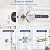 BAFUWEIY Fingerprint Door Lock, Finger Print Door Knobs Thumbprint Door Knob with App Control/Fingerprints/IC Cards/Codes/Keys, Smart Lock for Bedroom Home Apartment
