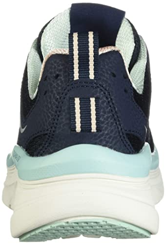 Image of Skechers Women's D'lux Walker-Infinite Motion Sneaker,, Navy /Light Blue, 6