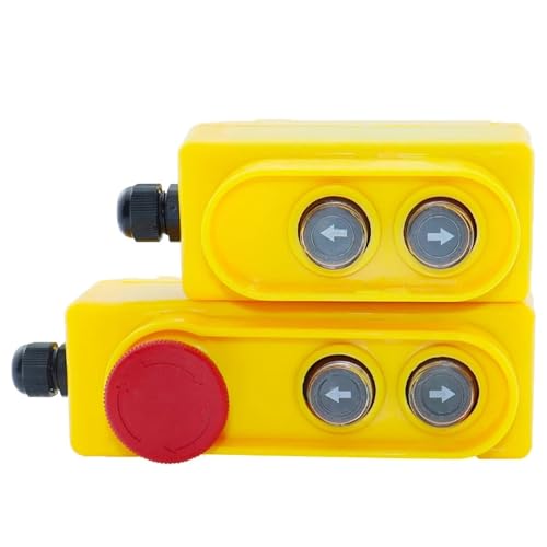 Interruptor de parada de emergencia COP-21H con boton de elevacion de 2.2 kW 250V 5