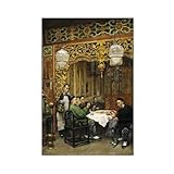 ANFOTCM Theodore Wores, póster decorativo para pared de restaurante chino, bar, restaurante, garaje, cafetería, regalo, 30 x 45 cm