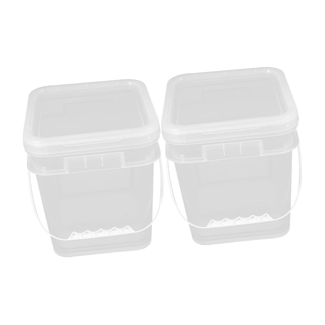 Cabilock 3 Juegos Bote De Pintura Balde De Plástico para Pintar. Barril De Plástico para Pintar. Cubo De Almacenamiento De Pintura Cubeta para Mezclar Colores Cubo De Arte Abs 2 Piezas * 3