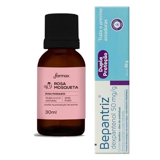 Kit Óleo De Rosa Mosqueta 30ml e Pomada Hidratante Bepantriz 30g