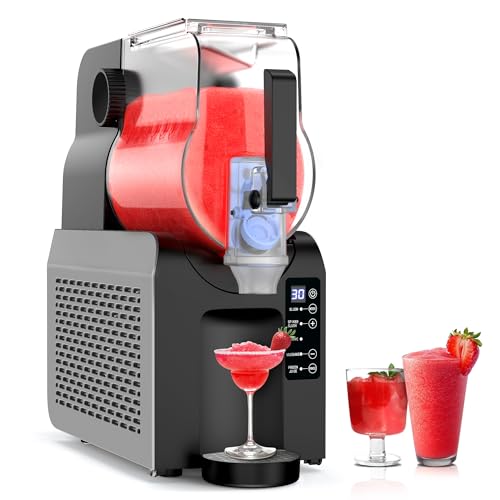 Commercial Slushie Machine, Slushy Machine for Home, 12L Slushie Maker Frozen Drink Maker, No Ice Need, Slush Cocktail Margarita, Smoothie Machine, Kitchen Appliances, Party Bar Amusement Pa