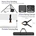 EMART 10x9.2FT Backdrop Stand, Photo Video Studio Adjustable&Lockable Heavy Duty Background Support System Kit with 6 Backdrop Clamps, 2 Sandbag and Carry Bag for Photography, Parties, Wedding, Video