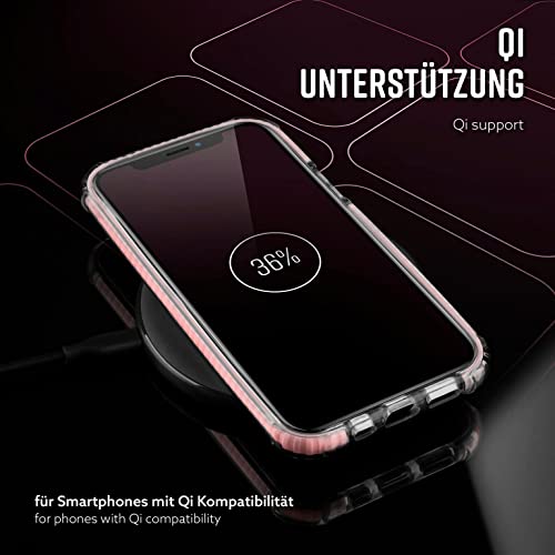 Coque Apple iPhone 11 Pro ONEFLOW rose transparente silicone avec protection 3D