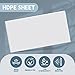 Sasylvia Hdpe Sheet, Hdpe Plastic Sheet Flexible High Density Polyethylene Cutting Board Solid Plastic Block for for CNC, Machining, Industrial, DIY(1/2
