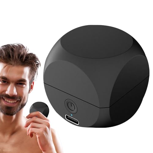 Kustimantu Mini Rasoio Elettrico - Rasoio Da Viaggio - Rasoio Elettrico Per Uomini E Mariti, Design A Forma Di Dado