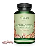 MONTMORENCY Sauerkirschen Kapseln 9000mg | Mit CherryPURE® | 5% Vitamin C + 2% Proanthocyanen | Laborgeprüft | Vegan - OHNE Zusatzstoffe | 120 Kapseln | Deutsche Produktion von VEGAVERO ®