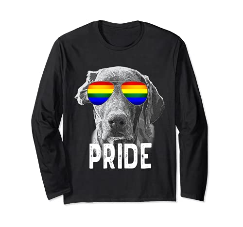 Gay Pride Great Dane Dog LGBT LGBTQ Funny Long Sleeve T-Shirt, Black