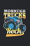  Monster Truck Rock: Monster Truck Journal for a Diesel & Jam Fans- Record Details about Rally in your personalized Monster Truck Book